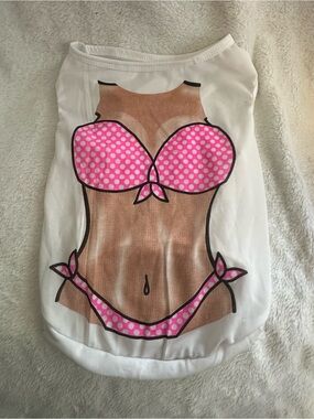 Drooling Dog Bikini Shirt Clothes